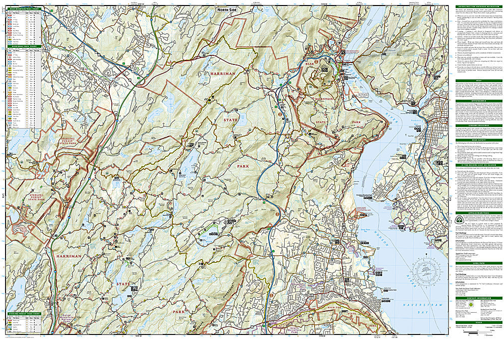 National Geographic NY Harriman, Bear Mountain Trails Illustrated Map 756 image 2
