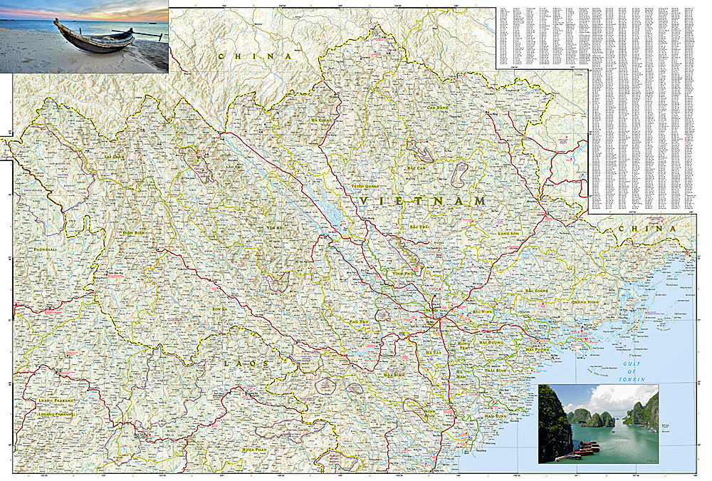 National Geographic Trails Illustrated Map – Adventure Vietnam North AD00003015 image 2