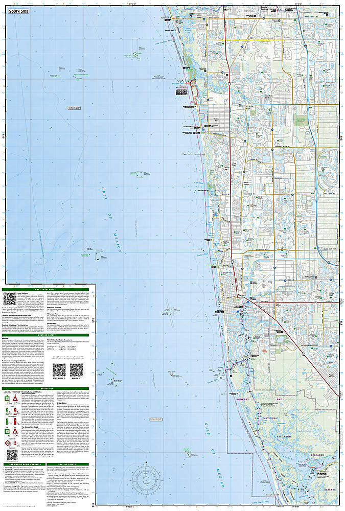 National Geographic Trails Illustrated Florida Fort Myers Beach Trail Map 407 image 2