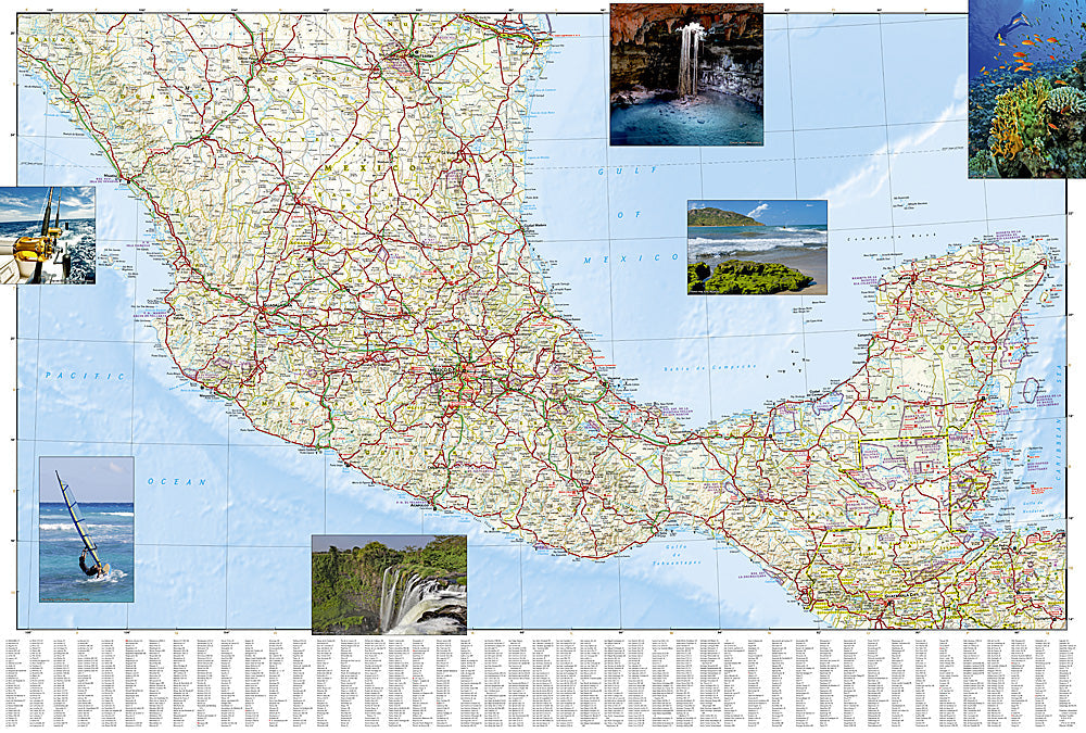 National Geographic Trails Illustrated Map – Adventure Mexico AD00003108 image 2