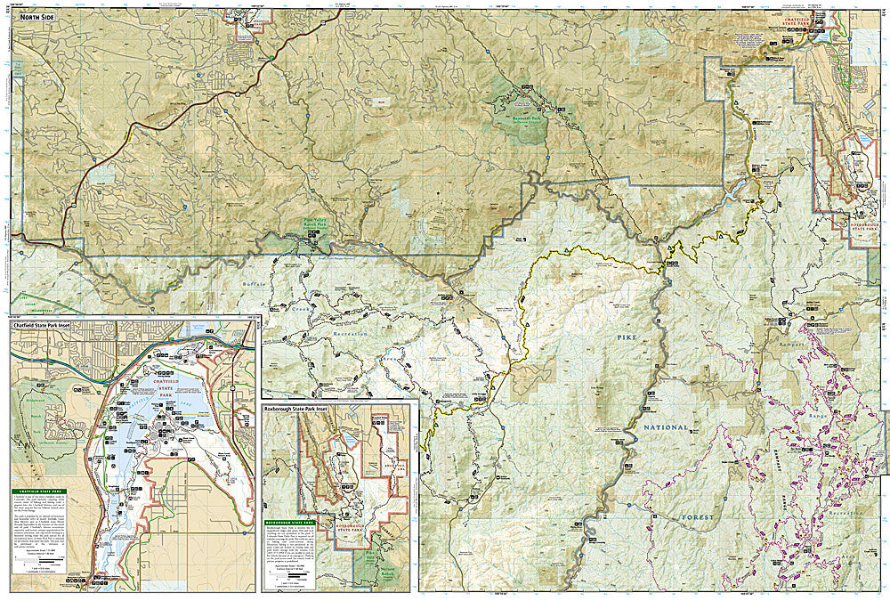 National Geographic Trails Illustrated Colorado Deckers Rampart Range Map 135 image 2