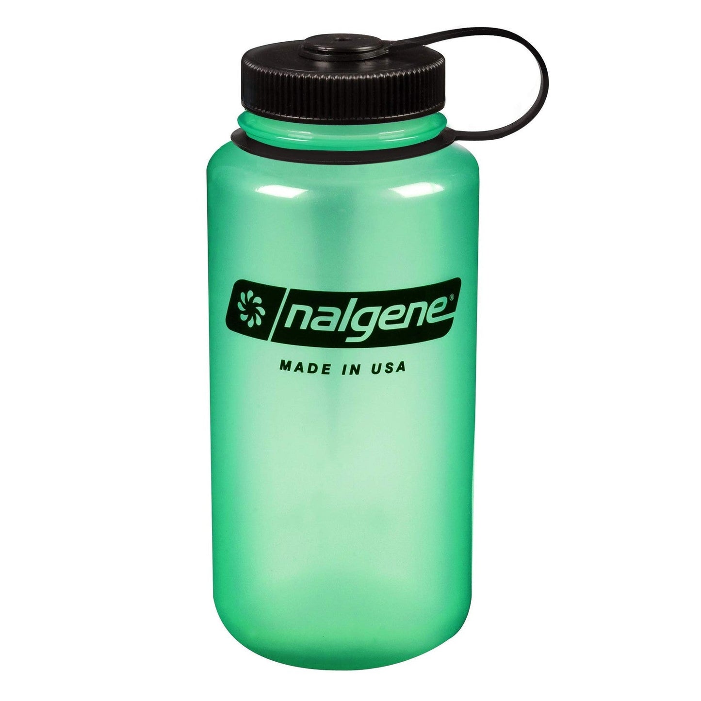 Nalgene Sustain Tritan BPA-Free Water Bottle – 32 OZ Wide Mouth – Glow Green