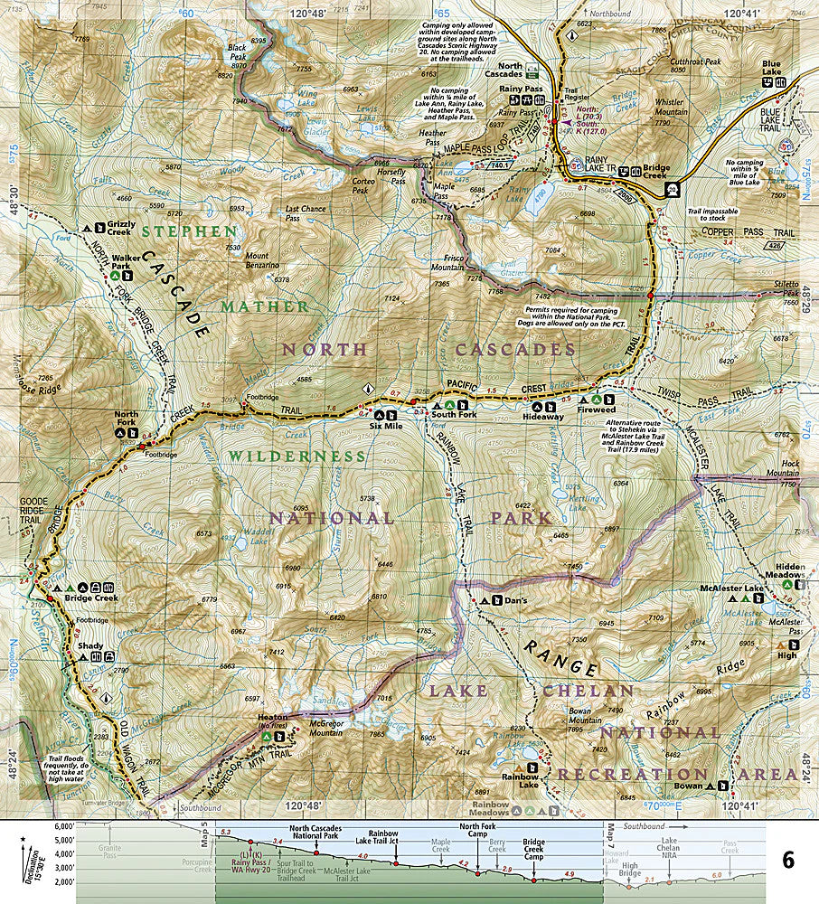 PCT Washington North: Map #1002