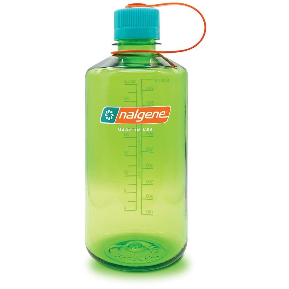 Nalgene Sustain Tritan BPA-Free Water Bottle – Narrow Mouth, 32 oz, Pear