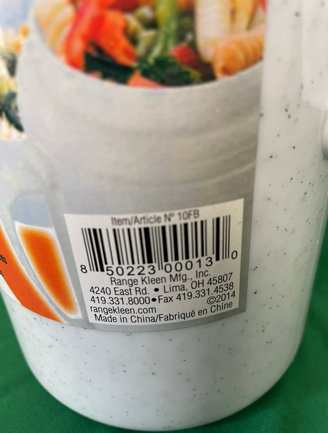 Range Kleen 34 oz Plastic Wide Mouth Bottle 10FB image 3