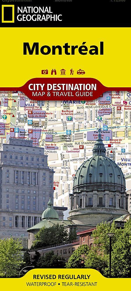 National Geographic City Destination Map Montreal Canada DC01020480 image 0