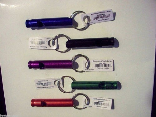 Liberty Mountain Large Aluminum Whistle Blue 2-Pack Emergency/Signal/Survival image 2