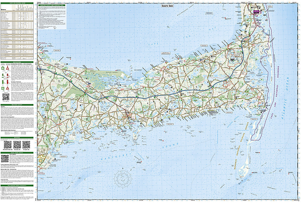 National Geographic Trails Illustrated Massachusetts Cape Cod Map 250 image 2
