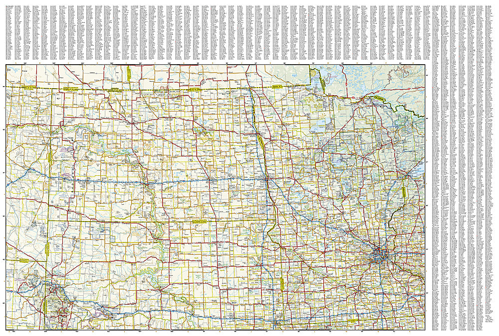 National Geographic Adventure Map US Northern Plains AD00003122 image 2