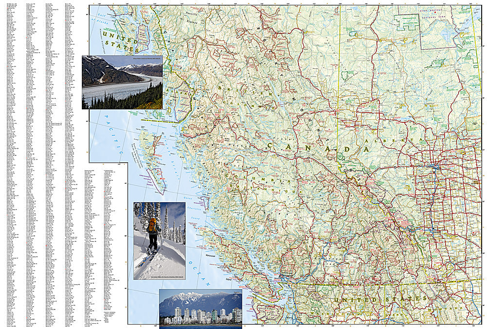 National Geographic Trails Illustrated Map – Adventure Canada West AD00003113 image 2