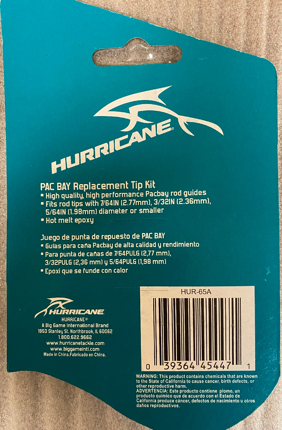 Hurricane Replacement Rod Tip Repair Kit w/Tips & Glue Stick HUR-65A image 2