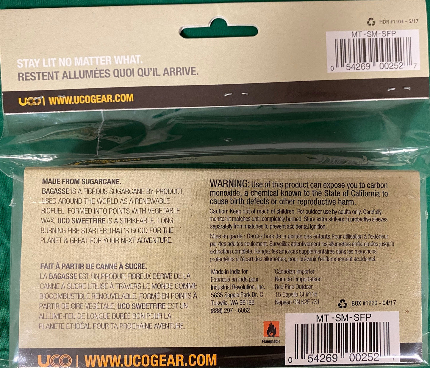 UCO Stormproof Sweetfire Firestarter 20-Pack MT-SM-SFP image 8