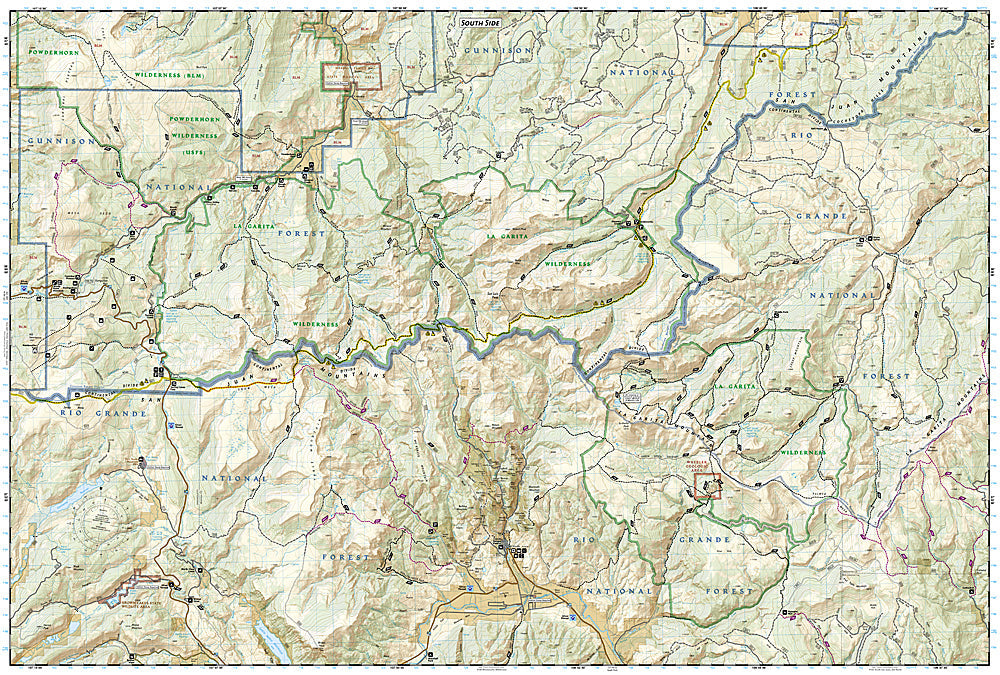 National Geographic Trails Illustrated Colo La Garita / Cochetopa Hills Map 139 image 2
