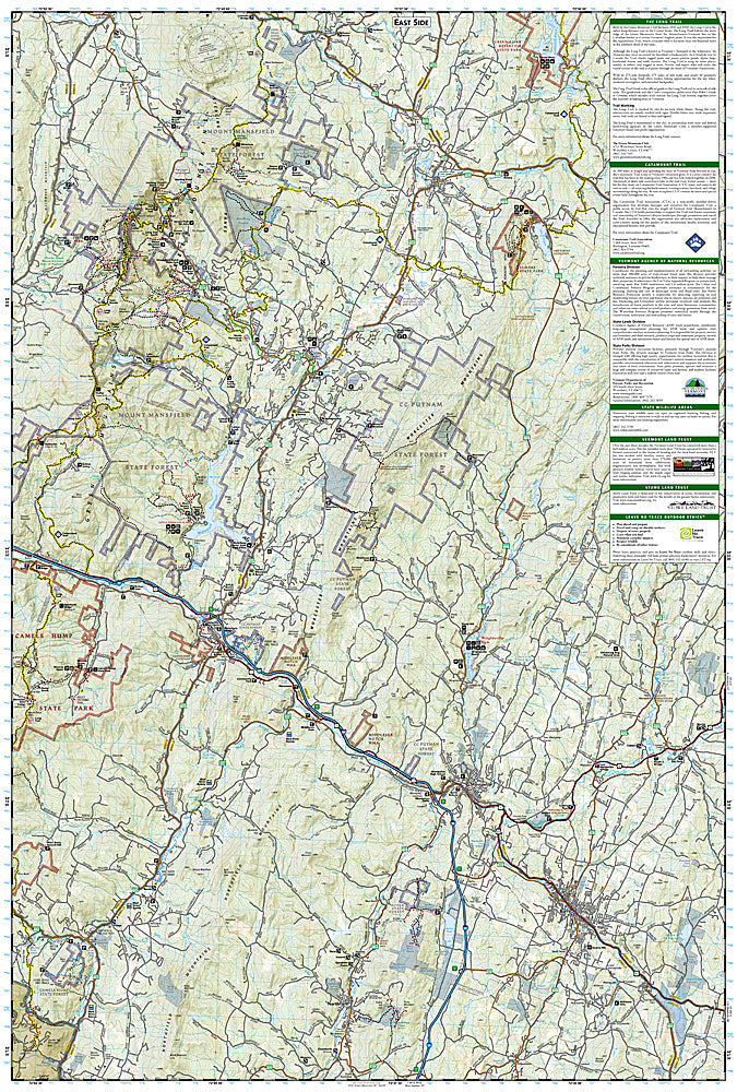 Mount Mansfield Stowe Trail Map - National Geographic #749? image 2