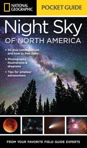 Night Sky North America Pocket Guide Book Star Gazing Astronomy Camping Outdoor
