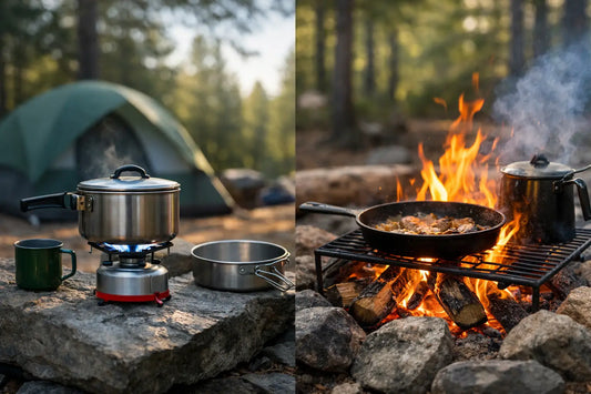 Camping Stove Versus Campfire Cooking