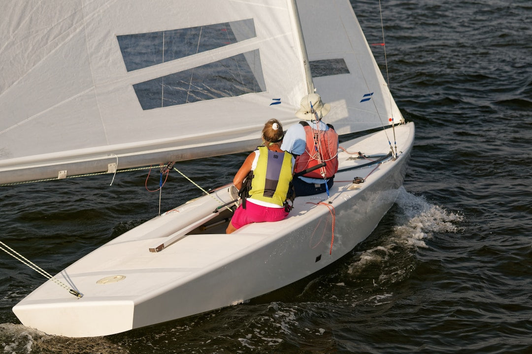A modern sailboat demonstrating 2026 marine safety technology