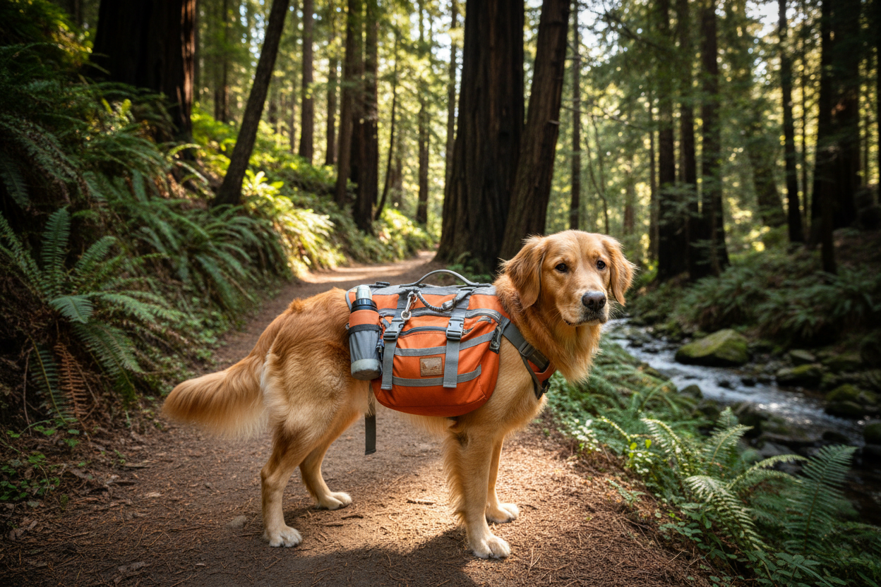 Paws on the Path: Harnesses & Packs