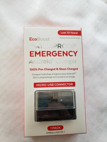 ECOXGEAR EcoBoost Micro-USB Cell Phone / Android Charger w/10-Year Battery image 4