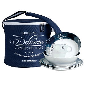 Marine Business Melamine Tableware &amp; Basket - NORTHWIND - Set of 16 image 0