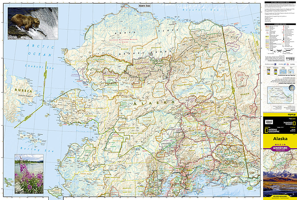 National Geographic Trails Illustrated Map â€“ Adventure US Alaska AD00003117 image 1