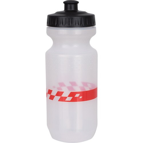Specialized Big Mouth 21oz Bicycle Water Bottle Clear w/Red Racer &amp; Black Lid image 0