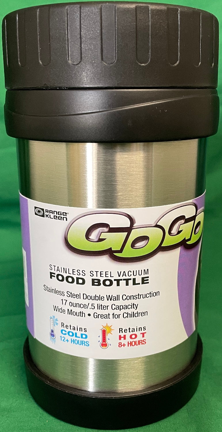 Range Kleen 17 oz Stainless Steel Wide Mouth Bottle 17FBSS image 1