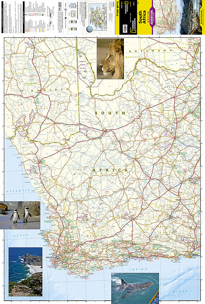 National Geographic Adventure Map South Africa AD00003204 image 1