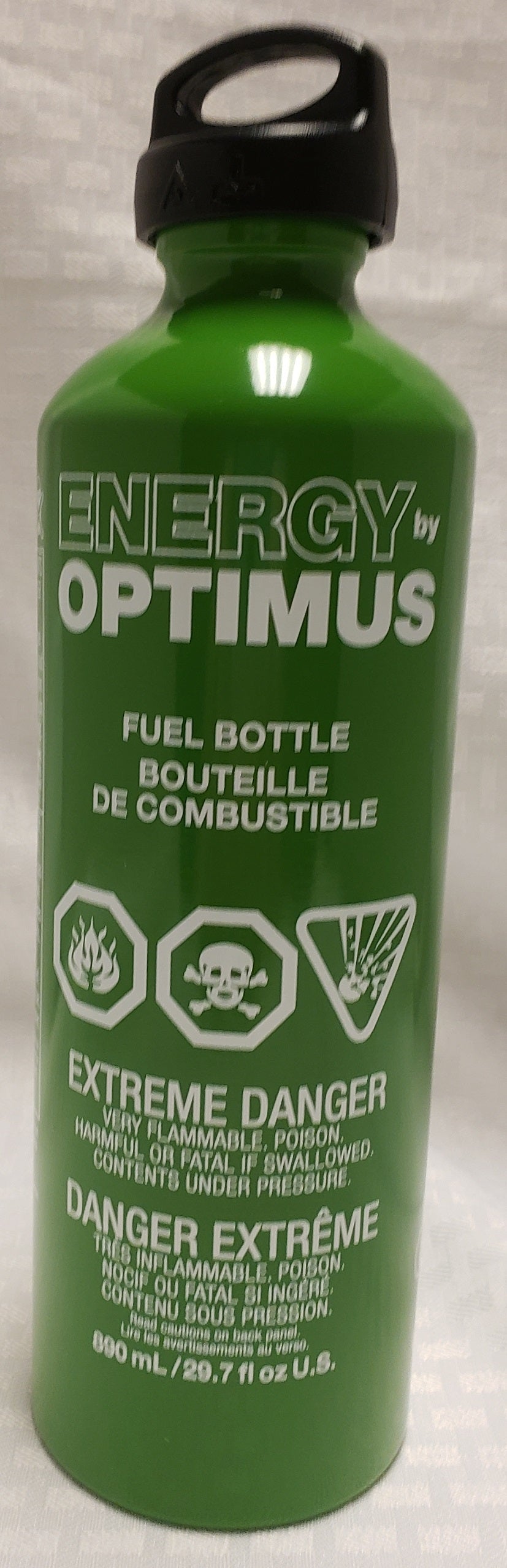 Optimus Energy Fuel Bottle 1.0L â€“ Camping/Hiking Lightweight Aluminum 8018995 image 0