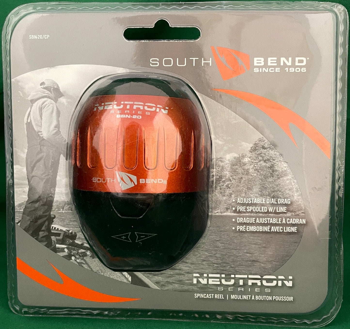South Bend Fishing Neutron Size 20 Spincast Reel SBN-20/CP image 1