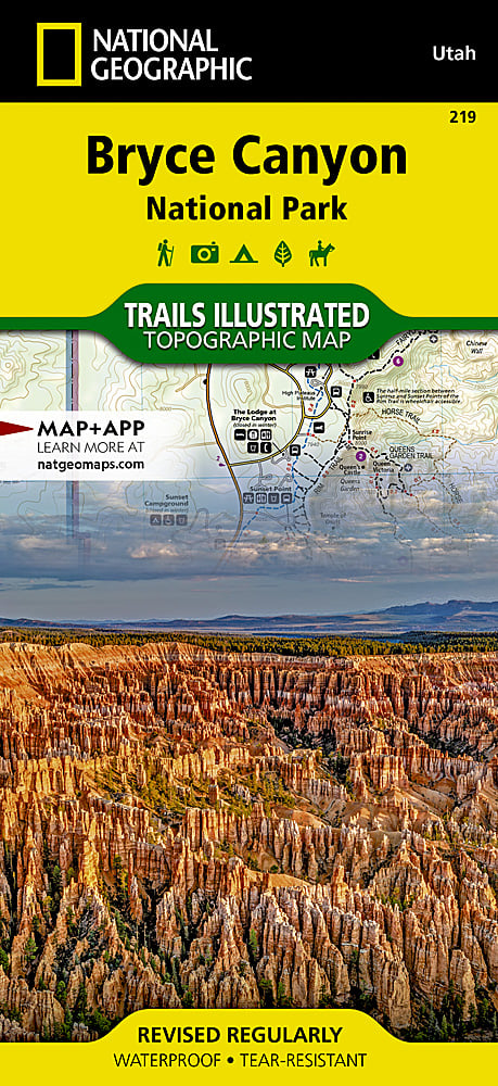 National Geographic Trails Illustrated Utah Bryce Canyon National Park Map 219 image 0