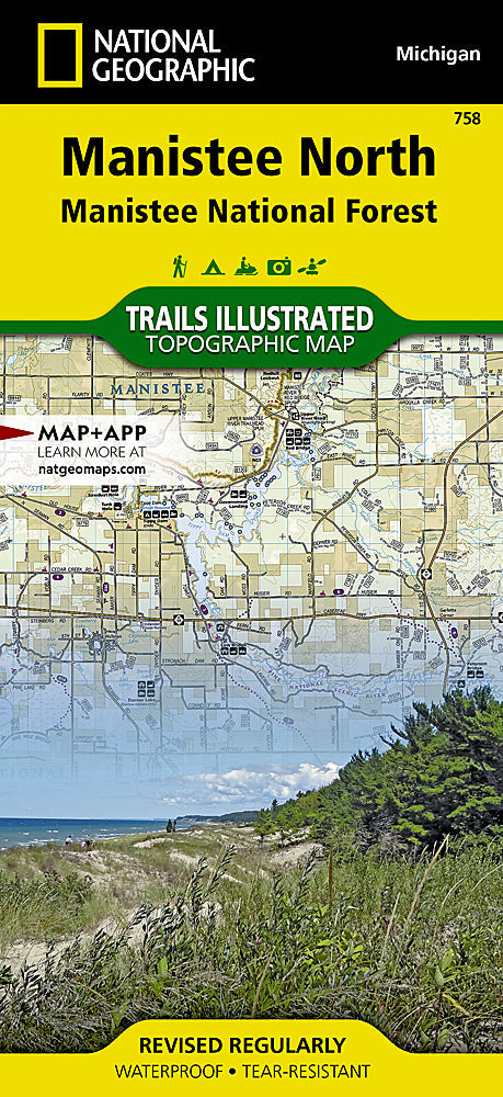 National Geographic MI Huron-Manistee National Forest TI Topo Map Pack Bundle image 4
