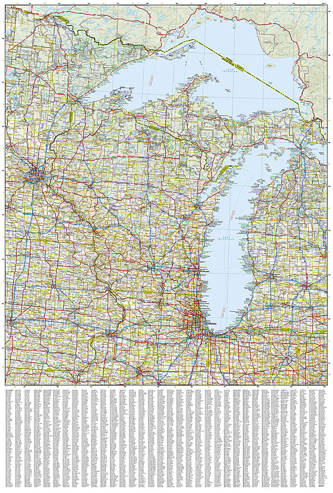 National Geographic Trails Illustrated Map â€“ Adventure US Great Lakes AD00003124 image 2