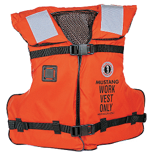 Mustang Type III/V Work Vest - Orange - Adult Universal image 0