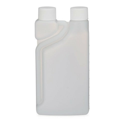 Twin Neck Bettix 8oz Measure &amp; Pour Bottle w/ Caps - Angled Dispenser image 0