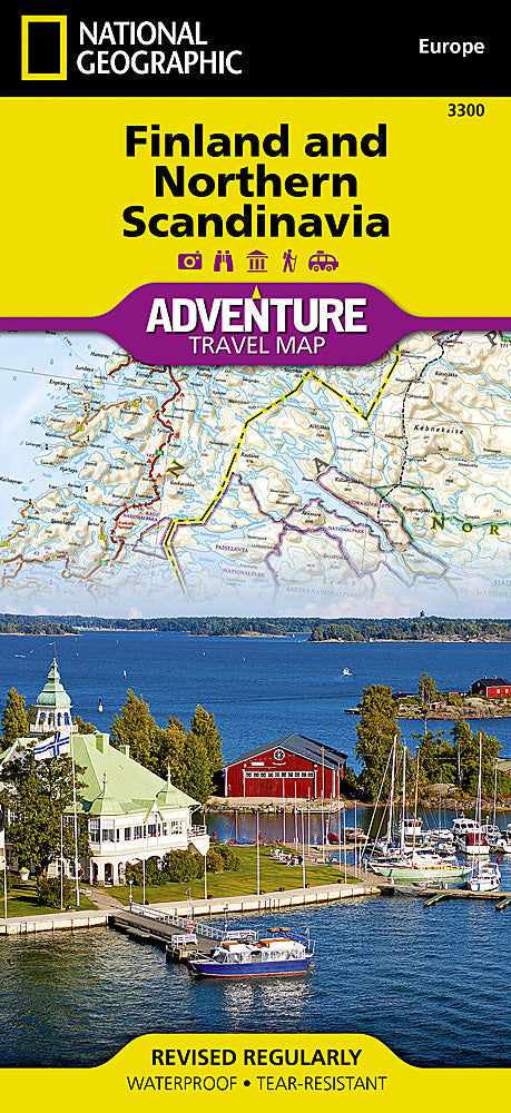 National Geographic Finland &amp; Northern Scandinavia Adventure Travel Map image 0