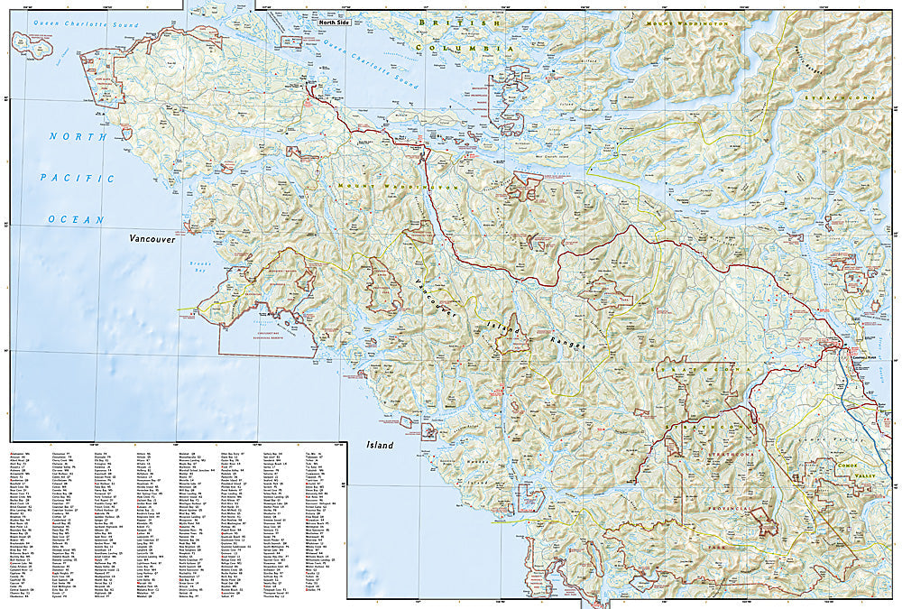 National Geographic Trails Illustrated Map â€“ Adventure Vancouver Island image 2
