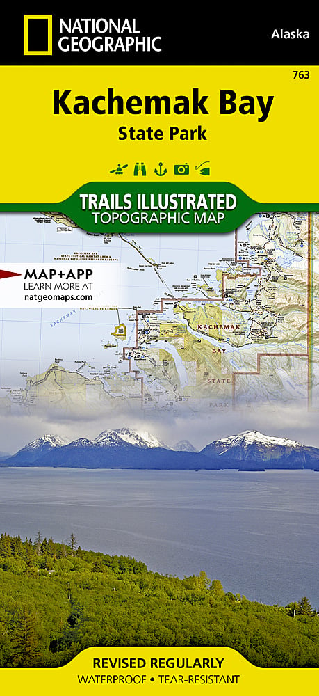 National Geographic Trails Illustrated Alaska Kachemak Bay State Park Map 763 image 0