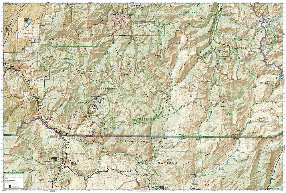 National Geographic Absorka-Beartooth Wilderness Map Pack Bundle TI01021272B image 3