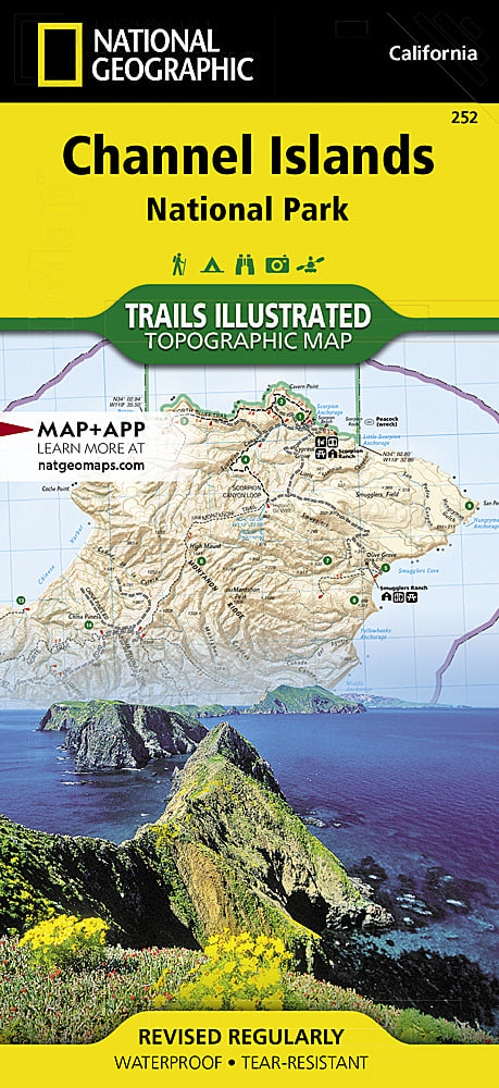 National Geographic Trails Illustrated CA Channel Islands National Park Map 252 image 0