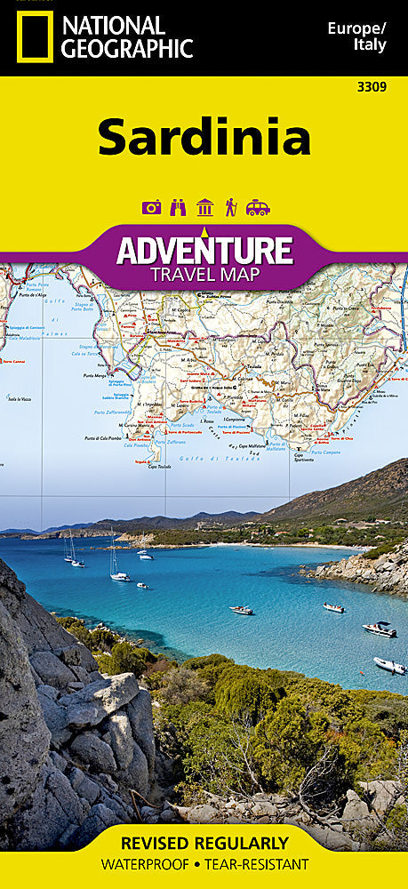National Geographic Trails Illustrated Map â€“ Adventure Island of Sardinia, image 0