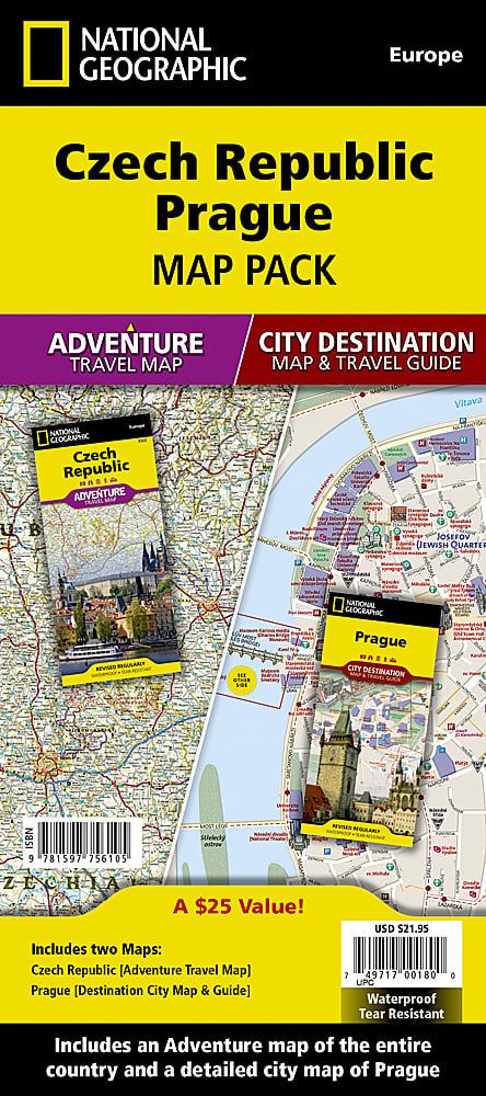 National Geographic Czech / Prague Adventure Map Bundle Pack AD01021138B image 0