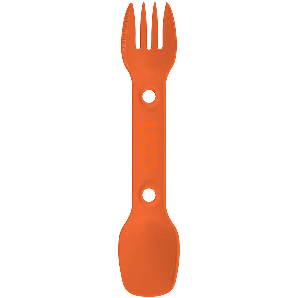 UCO Utility Spork 2-Pack - Teal & Orange - 3-in-1 Camping Utensil image 2