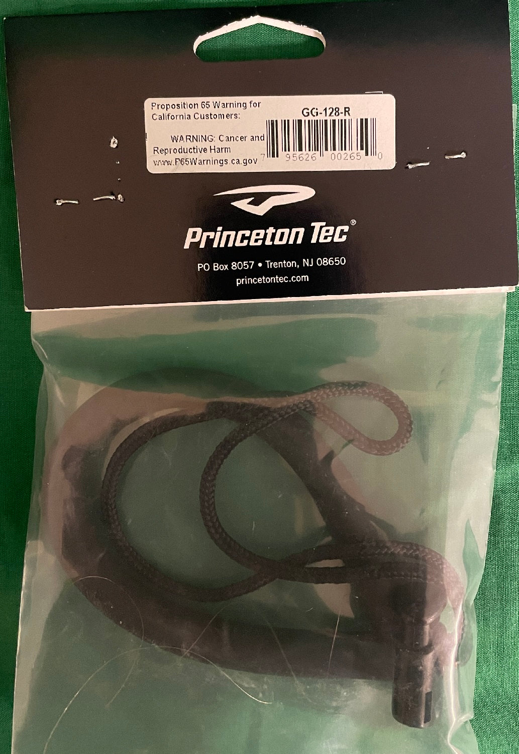 Princeton Tec Sector Cord Lock Lanyard w/Rubber GG-128-R image 1