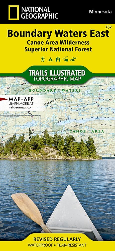 National Geographic Trails Illustrated MN East Superior National Forest Map 752 image 0