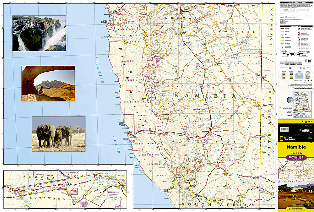 National Geographic Adventure Map Namibia AD00003209 image 1
