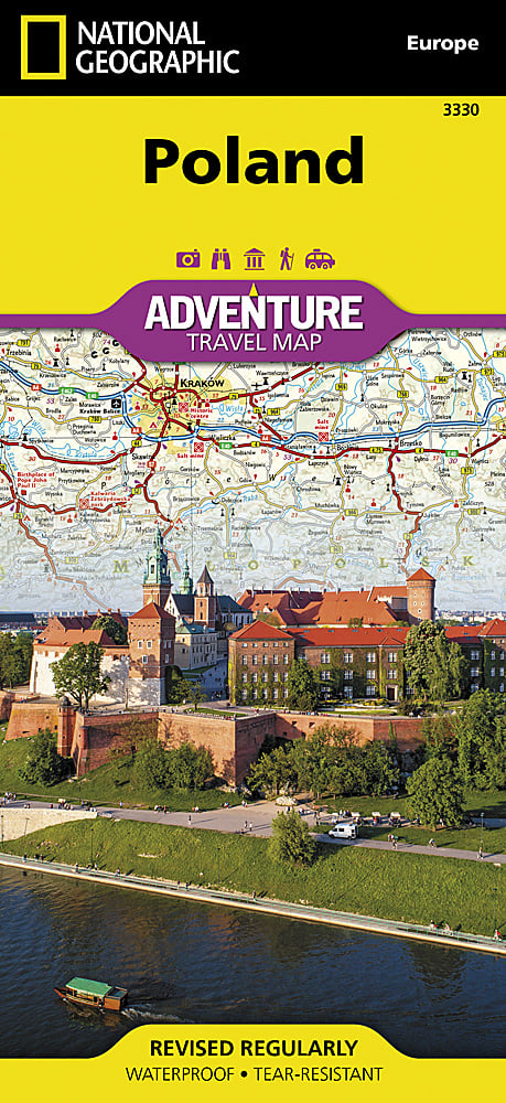 National Geographic Adventure Map Poland Central Europe AD00003330 image 0