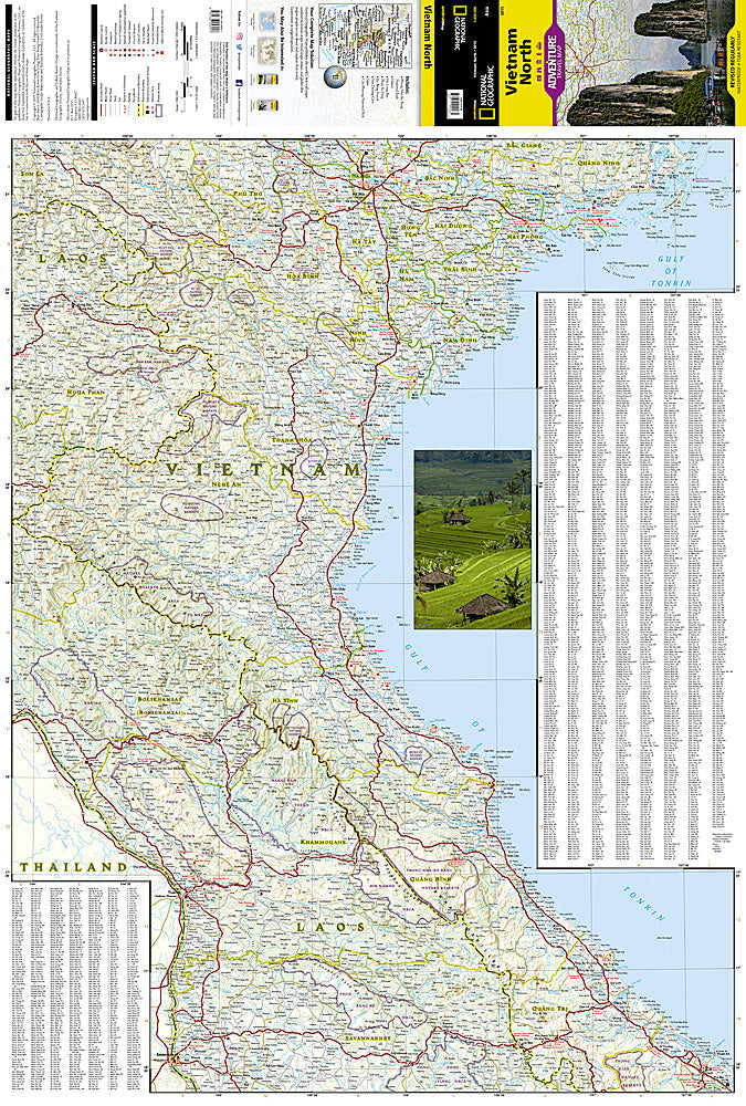 National Geographic Trails Illustrated Map â€“ Adventure Vietnam North AD00003015 image 1