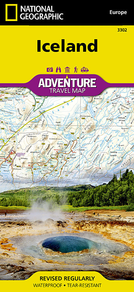 National Geographic Iceland Adventure Travel Map â€“ Nordic Island image 0