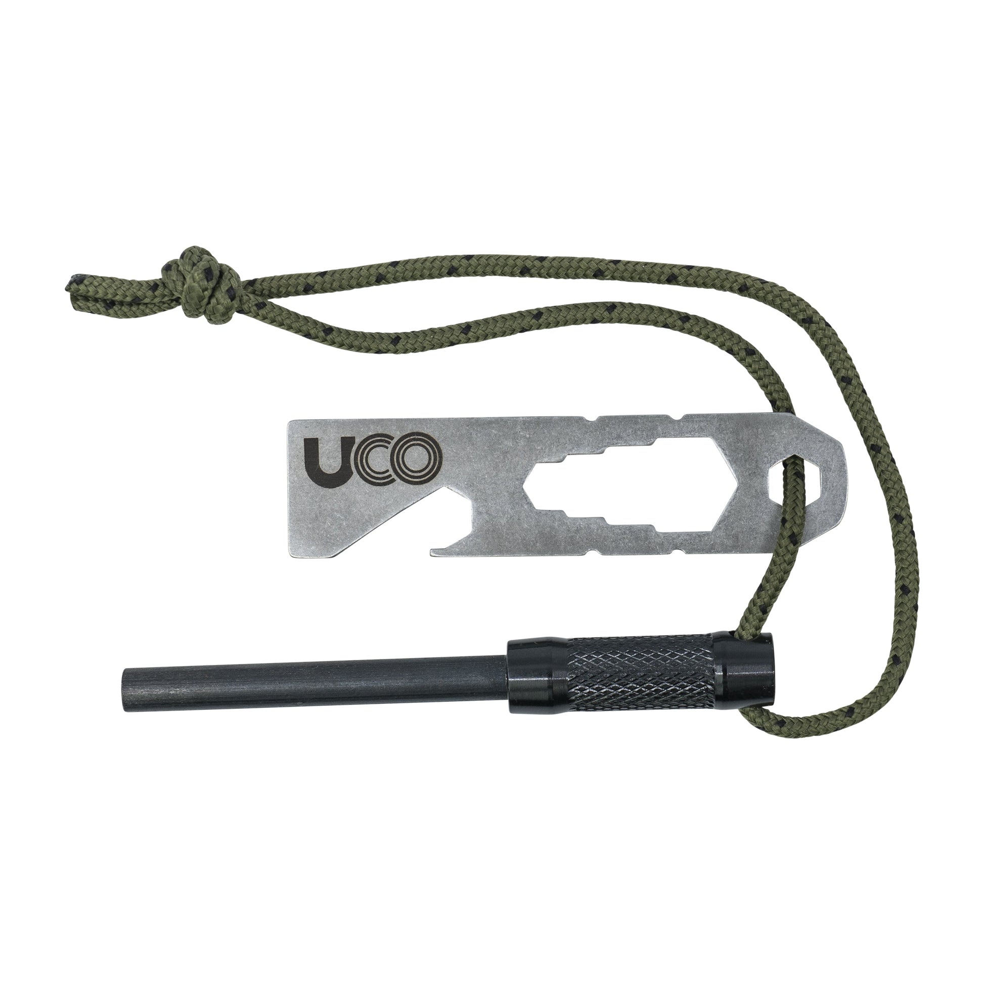 UCO Survival Fire Striker Ferro Rod w/Multi-Tool Black MT-FS-SVKIT image 0